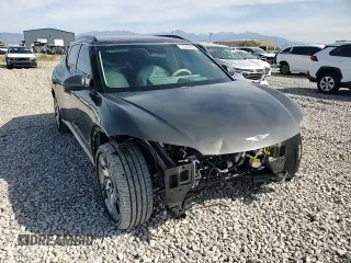 2024 Genesis GV60 z VIN KMUKEDSB5RU020120, wystawiony jako Copart lot #72384254 z przebiegiem 5 837 mil mil oraz Szkoda całkowita • Salvage title. Historia ofert i sprzedaży dostępna na DreamBid. Obrazek 14.