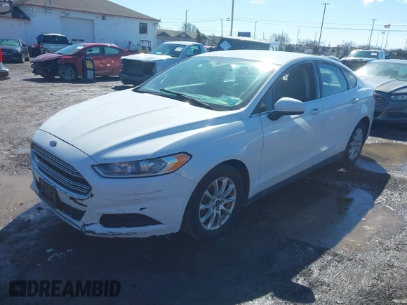 2015 Ford Fusion S with VIN 1FA6P0G79F5116338, listed as a IAAI auction lot 41755743 with 290,698 mi miles. Bid and sale history available at carsss.com. Image 2.