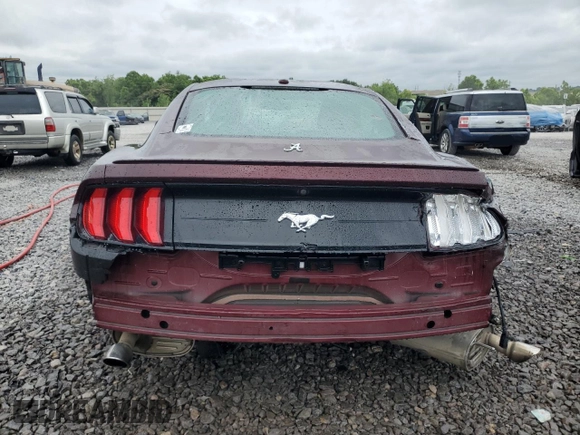2018 Ford Mustang EcoBoost with VIN 1FA6P8TH5J5110591, listed as a Copart auction lot 59494075 with 78,496 mi miles and Salvage title. Bid and sale history available at DreamBid. Image 6.