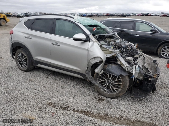 2020 Hyundai Tucson Ultimate with VIN KM8J33AL7LU197358, listed as a Copart auction lot 87025104 with 0 mi miles and Salvage Title. Bid and sale history available at carsss.com. Image 4.