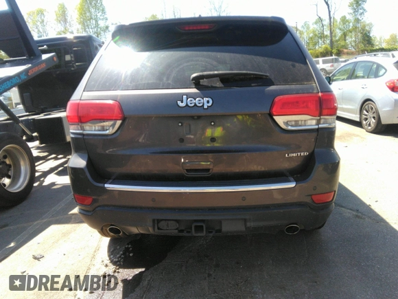 2014 Jeep Grand Cherokee Limited with VIN 1C4RJEBG7EC482872, listed as a IAAI auction lot 41991274 with 125,343 mi miles and . Bid and sale history available at DreamBid. Image 17.