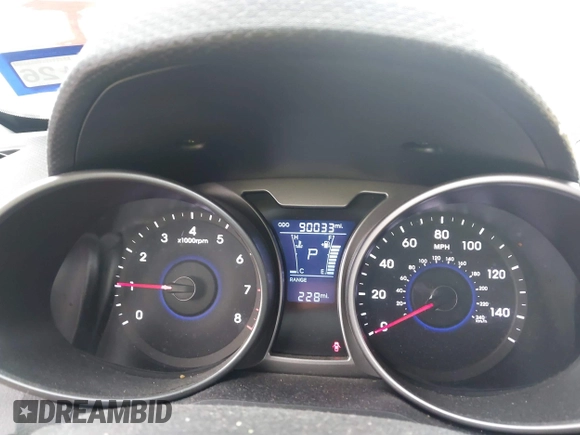 2013 Hyundai Veloster w/Black Int with VIN KMHTC6AD4DU167576, listed as a IAAI auction lot 41491479 with 90,033 mi miles and . Bid and sale history available at DreamBid. Image 7.