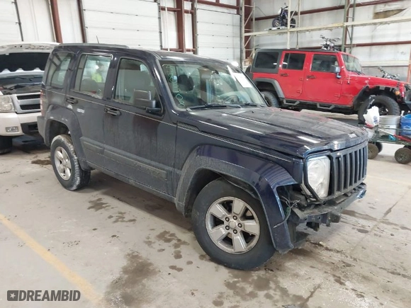 2012 Jeep Liberty Sport with VIN 1C4PJMAK9CW158308, listed as a IAAI auction lot 41665502 with 125,595 mi miles. Bid and sale history available at carsss.com. Image 1.