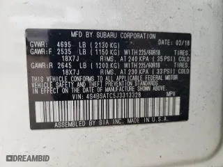 2018 Subaru Outback Touring with VIN 4S4BSATC5J3313328, listed as a Copart auction lot 45905605 with 113,418 mi miles and Salvage Title. Bid and sale history available at carsss.com. Image 15.