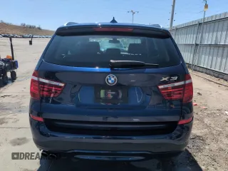 2017 BMW X3 sDrive28i with VIN 5UXWZ7C30H0V93495, listed as a Copart auction lot 52865645 with 64,102 mi miles and Salvage Title. Bid and sale history available at carsss.com. Image 6.