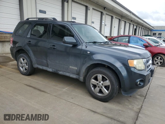 2008 Ford Escape Limited с VIN 1FMCU04138KB00514, выставлен на аукционе Copart как лот 56674985 с пробегом 217 137 миль миль и Списание • Salvage title. История ставок и продаж доступна на DreamBid. Изображение 4.