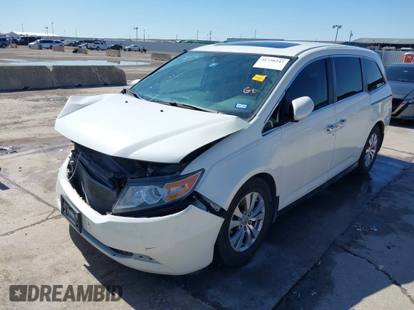 2016 Honda Odyssey EX-L with VIN 5FNRL5H67GB143706, listed as a IAAI auction lot 41736247 with 194,484 mi miles and . Bid and sale history available at DreamBid. Image 18.