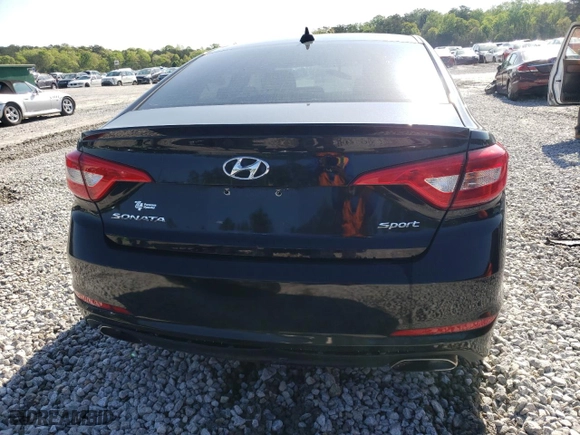 2017 Hyundai Sonata Sport with VIN 5NPE34AF0HH484404, listed as a Copart auction lot 51654025 with 0 mi miles and Clean Title. Bid and sale history available at carsss.com. Image 6.