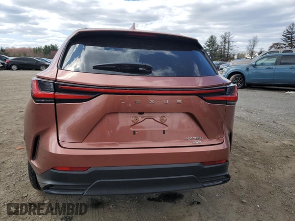 2025 Lexus NX 350 z VIN 2T2AGCEZ0SC065105, wystawiony jako Copart lot #50727115 z przebiegiem 5 389 mil mil oraz Szkoda całkowita • Salvage title. Historia ofert i sprzedaży dostępna na DreamBid. Obrazek 6.