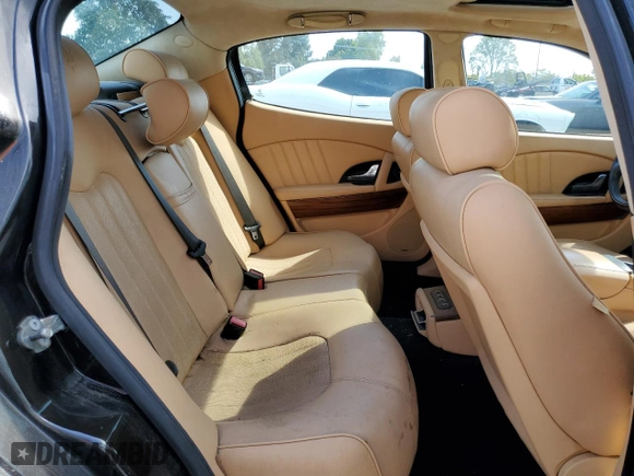 2007 Maserati Quattroporte with VIN ZAMFE39A870031379, listed as a Copart auction lot 51509105 with 58,329 mi miles and Salvage Title. Bid and sale history available at carsss.com. Image 10.