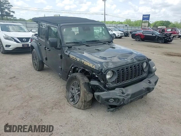 2024 Jeep Wrangler Sport S z VIN 1C4PJXDGXRW334039, wystawiony jako Copart lot #54206225 z przebiegiem 13 528 mil mil oraz Szkoda całkowita • Salvage title. Historia ofert i sprzedaży dostępna na DreamBid. Obrazek 14.