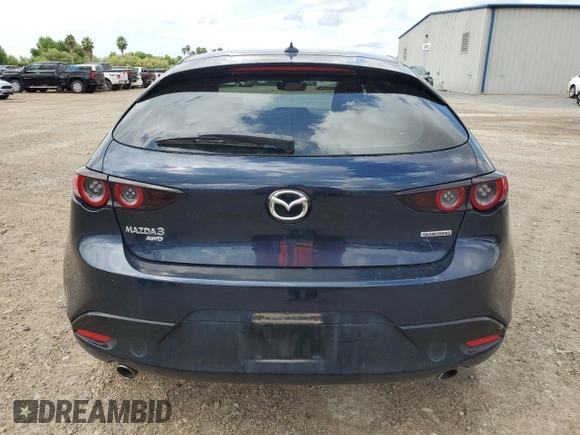 2019 Mazda Mazda3 Hatchback w/Preferred Pkg with VIN JM1BPBMM8K1137763, listed as a Copart auction lot 71498474 with 27,825 mi miles and Salvage Title. Bid and sale history available at carsss.com. Image 6.