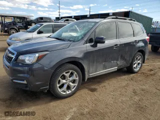2018 Subaru Forester Touring with VIN JF2SJAWC0JH505070, listed as a Copart auction lot 46833265 with 73,820 mi miles and Salvage Title. Bid and sale history available at carsss.com. Image 1.