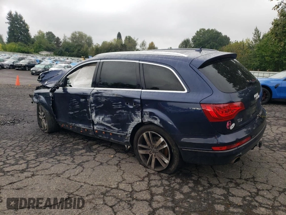 2013 Audi Q7 3.0L TDI Prestige with VIN WA1VMAFE7DD013596, listed as a Copart auction lot 73142214 with 128,251 mi miles and Salvage Title. Bid and sale history available at carsss.com. Image 2.
