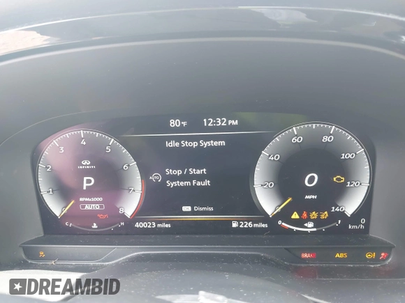2023 Infiniti QX60 Autograph with VIN 5N1DL1HU6PC374316, listed as a IAAI auction lot 42554850 with 40,023 mi miles and . Bid and sale history available at DreamBid. Image 7.