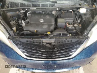 2011 Toyota Sienna LE with VIN 5TDJK3DC7BS016720, listed as a Copart auction lot 52746125 with 117,617 mi miles and Salvage Title. Bid and sale history available at carsss.com. Image 13.