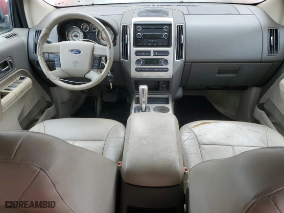2010 Ford Edge SEL with VIN 2FMDK3JC7ABA20523, listed as a Copart auction lot 53497535 with 164,089 mi miles and Salvage Title. Bid and sale history available at carsss.com. Image 8.
