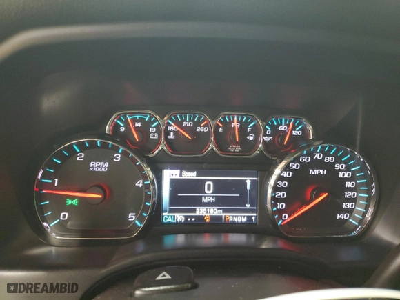 2015 Chevrolet Silverado 2500HD LTZ with VIN 1GC1KWE82FF547504, listed as a Copart auction lot 45290025 with 235,180 mi miles and Salvage Title. Bid and sale history available at carsss.com. Image 9.