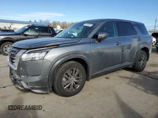 2022 Nissan Pathfinder S with VIN 5N1DR3AC5NC229115, listed as a Copart auction lot 43309265 with 37,224 mi miles and Salvage title. Bid and sale history available at DreamBid. Image 1.