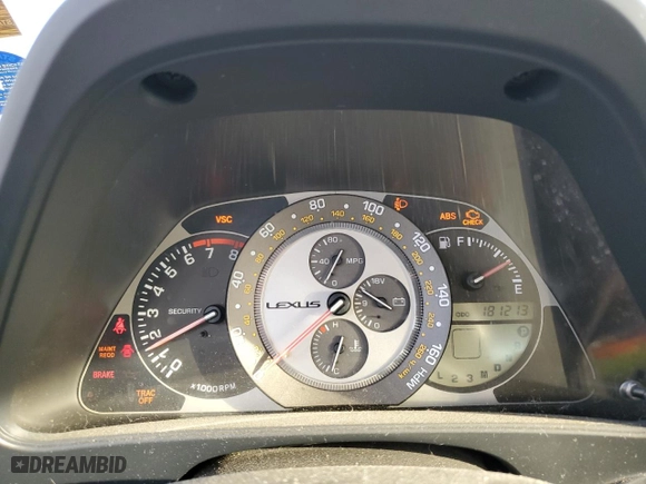 2004 Lexus IS 300 with VIN JTHBD192640092369, listed as a Copart auction lot 73955494 with 181,213 mi miles and Non Repairable. Bid and sale history available at carsss.com. Image 9.