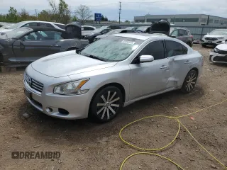 2012 Nissan Maxima SV with VIN 1N4AA5AP1CC812748, listed as a Copart auction lot 56398915 with 91,404 mi miles and Salvage title. Bid and sale history available at DreamBid. Image 1.