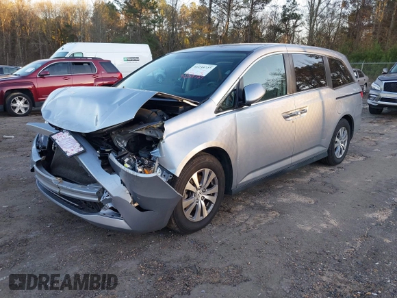 2017 Honda Odyssey SE with VIN 5FNRL5H38HB020908, listed as a IAAI auction lot 41239727 with 112,316 mi miles and . Bid and sale history available at carsss.com. Image 18.
