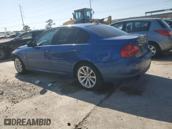 2011 BMW 3 Series 328i with VIN WBAPH7C57BE674219, listed as a Copart auction lot 52341685 with 153,621 mi miles and Salvage Title. Bid and sale history available at carsss.com. Image 2.