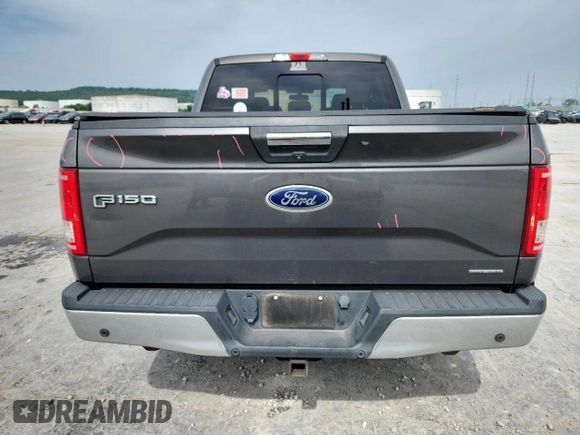 2015 Ford F-150 XL with VIN 1FTEW1CF7FKE55998, listed as a Copart auction lot 60543075 with 95,808 mi miles and Salvage title. Bid and sale history available at DreamBid. Image 6.