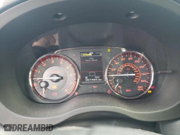 2016 Subaru WRX Premium z VIN JF1VA1E67G9802417, wystawiony jako Copart lot #59974805 z przebiegiem 67 464 mil mil oraz Szkoda całkowita • Salvage title. Historia ofert i sprzedaży dostępna na DreamBid. Obrazek 9.
