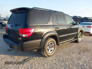 2007 Toyota Sequoia SR5 with VIN 5TDZT34A07S293473, listed as a IAAI auction lot 41556829 with 278,443 mi miles and . Bid and sale history available at DreamBid. Image 4.