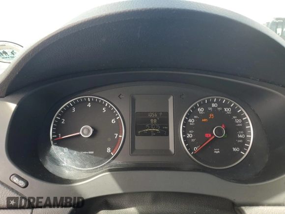 2012 Volkswagen Jetta SE with VIN 3VWDX7AJ3CM338441, listed as a Copart auction lot 60853055 with 151,075 mi miles and Salvage title. Bid and sale history available at DreamBid. Image 9.