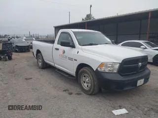 2015 Ram 1500 Tradesman with VIN 3C6JR6DT2FG596077, listed as a IAAI auction lot 41358083 with 285,445 mi miles and . Bid and sale history available at DreamBid. Image 1.