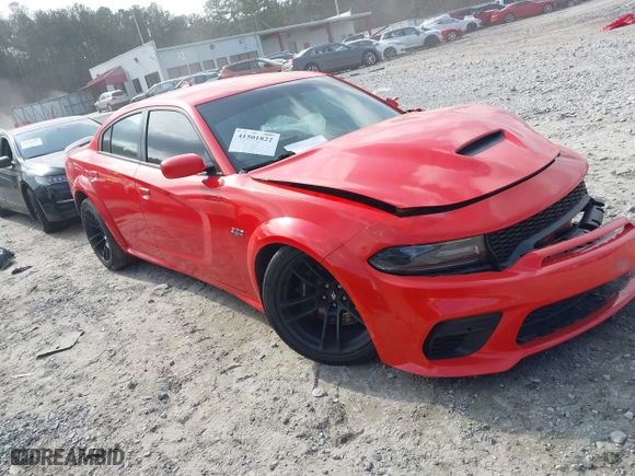 2020 Dodge Charger Scat Pack with VIN 2C3CDXGJ0LH181288, listed as a IAAI auction lot 41501822 with 48,382 mi miles. Bid and sale history available at carsss.com. Image 13.