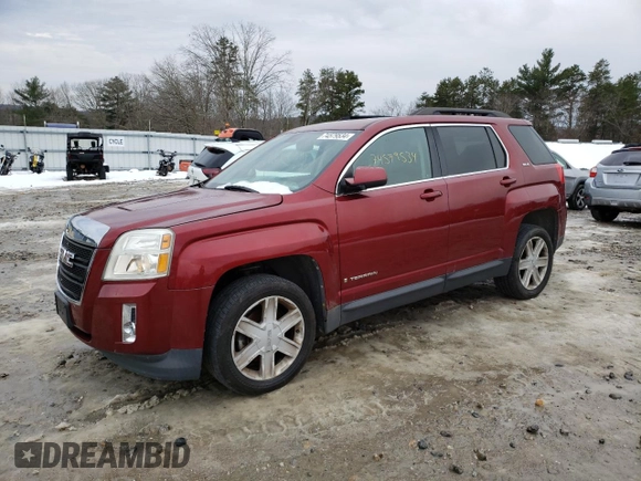 2010 GMC Terrain SLE-2 with VIN 2CTFLDEY9A6223464, listed as a Copart auction lot 74579534 with 122,271 mi miles and Clean Title. Bid and sale history available at carsss.com. Image 1.