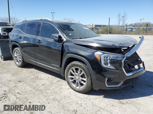 2022 GMC Terrain SLT z VIN 3GKALVEV1NL223837, wystawiony jako Copart lot #53283015 z przebiegiem 71 485 mil mil oraz Szkoda całkowita • Salvage title. Historia ofert i sprzedaży dostępna na DreamBid. Obrazek 4.