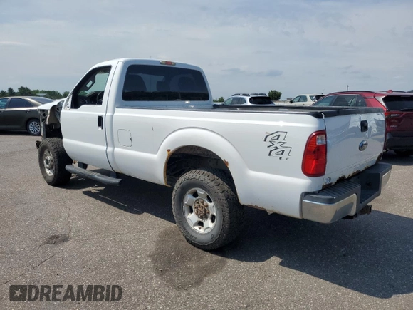 2011 Ford F-250 XL with VIN 1FTBF2B63BEB24712, listed as a Copart auction lot 65013145 with 176,681 mi miles and Salvage title. Bid and sale history available at DreamBid. Image 2.