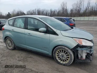 2014 Ford C-Max SE with VIN 1FADP5AU6EL506133, listed as a Copart auction lot 53621595 with 129,874 mi miles and Salvage Title. Bid and sale history available at carsss.com. Image 4.