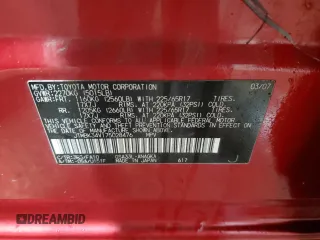 2007 Toyota RAV4 Limited с VIN JTMBK34V175028476, выставлен на аукционе Copart как лот 50120905 с пробегом 183 677 миль миль и На запчасти • Non repairable. История ставок и продаж доступна на DreamBid. Изображение 14.