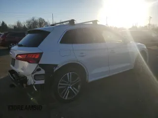 2020 Audi Q5 S line Prestige with VIN WA1F2AFY8L2088905, listed as a Copart auction lot 86756334 with 38,605 mi miles and Salvage Title. Bid and sale history available at carsss.com. Image 3.