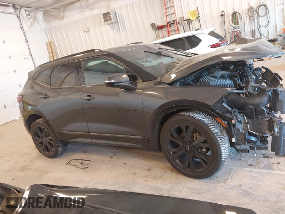 2021 Chevrolet Blazer RS with VIN 3GNKBKRS3MS553847, listed as a IAAI auction lot 42231473 with 51,822 mi miles and . Bid and sale history available at DreamBid. Image 13.