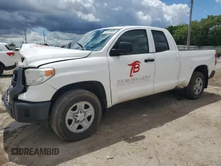 2017 Toyota Tundra SR with VIN 5TFRM5F13HX114537, listed as a Copart auction lot 55412805 with 111,146 mi miles and Salvage title. Bid and sale history available at DreamBid. Image 1.