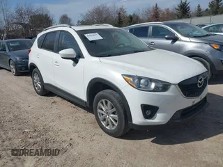 2015 Mazda CX-5 Touring with VIN JM3KE4CY8F0433357, listed as a IAAI auction lot 41814855 with 187,713 mi miles. Bid and sale history available at carsss.com. Image 1.