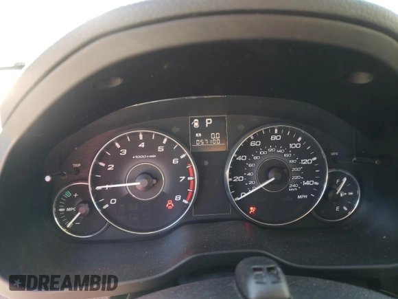 2011 Subaru Legacy Premium with VIN 4S3BMBC69B3227066, listed as a Copart auction lot 56559185 with 57,100 mi miles and Non repairable. Bid and sale history available at DreamBid. Image 9.