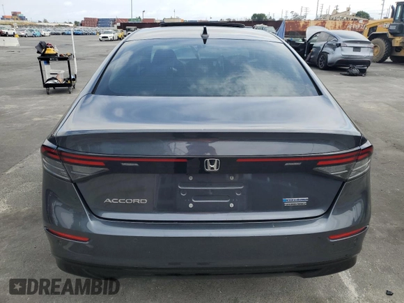 2023 Honda Accord Touring with VIN 1HGCY2F83PA013961, listed as a Copart auction lot 58853475 with 18,575 mi miles and Salvage title. Bid and sale history available at DreamBid. Image 6.
