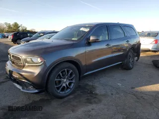 2016 Dodge Durango R/T with VIN 1C4SDJCT7GC460516, listed as a Copart auction lot 49288755 with 110,833 mi miles and Salvage Title. Bid and sale history available at DreamBid. Image 1.