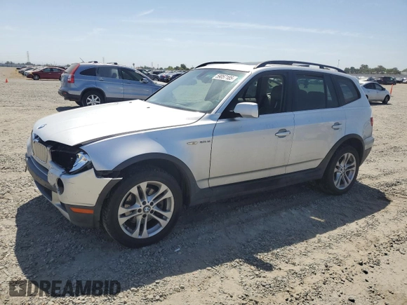 2007 BMW X3 3.0si with VIN WBXPC93437WF14205, listed as a Copart auction lot 59057185 with 205,468 mi miles and Salvage title. Bid and sale history available at DreamBid. Image 1.
