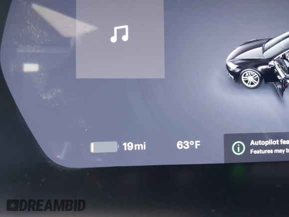 2014 Tesla Model S P85D with VIN 5YJSA1H22EFP65530, listed as a IAAI auction lot 41959941 with 76,532 mi miles and . Bid and sale history available at DreamBid. Image 17.