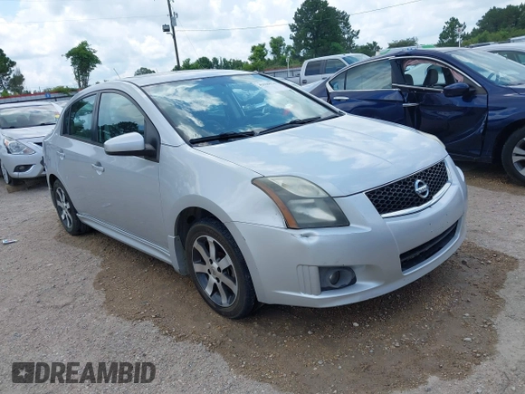 2012 Nissan Sentra S with VIN 3N1AB6AP5CL755555, listed as a IAAI auction lot 42590576 with 158,947 mi miles and . Bid and sale history available at DreamBid. Image 1.