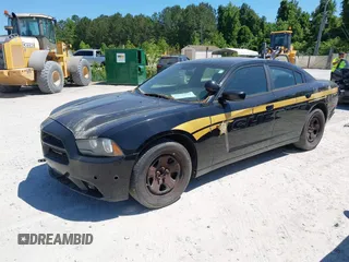 2014 Dodge Charger Police with VIN 2C3CDXAT7EH367018, listed as a IAAI auction lot 42136174 with 191,608 mi miles and . Bid and sale history available at DreamBid. Image 17.