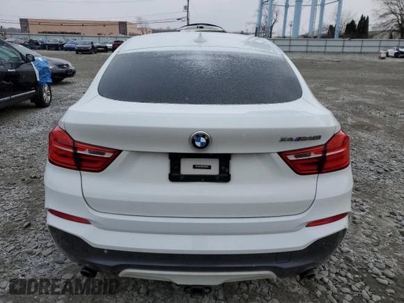 2017 BMW X4 M40i z VIN 5UXXW7C55H0U25737, wystawiony jako Copart lot #46354555 z przebiegiem Nie podano mil oraz Szkoda całkowita • Salvage title. Historia ofert i sprzedaży dostępna na DreamBid. Obrazek 6.